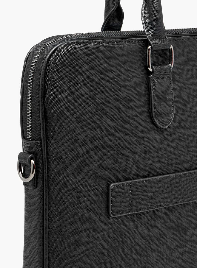 DUCHINI BLACK Men Textured Laptop Bag for Men | Best Price UAE